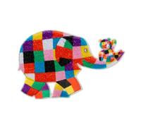 Mono-Quick 1805x Elmer Applikation, Bügelbild, Patch, Aufnäher Elefant (18053 - Elmer mit Bär)