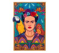Mono-Quick Frida Kahlo© Jungle Applikation, Bügelbild, Patch, Aufnäher, 21,5 x 14,7 cm, 100% Polyester