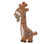 Mono Quick Giraffe braun Tier - Aufnäher, Bügelbild, Aufbügler, Applikationen, Patches, Flicken, zum aufbügeln, Größe: 7,8 x 4,4 cm