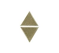 Mono-Quick GmbH Applikationen - Kids and Hits - aufbügelbar Dreiecke ca. 3,0x3,0 cm beige 2 St