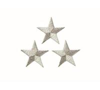 Mono-Quick GmbH Applikationen - Teens and Jeans - aufbügelbar Sterne ca. 2,5x2,5 cm silber 3 St