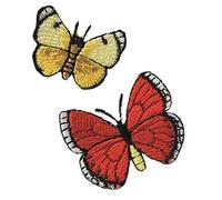Mono-Quick GmbH Applikationen - Tiermotive - aufbügelbar Schmetterlinge ca. 1,0x2,0 cm farbig 2 St