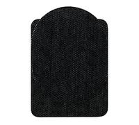 Mono-Quick GmbH Flickstoff Jeans oval/Rechteck zum Aufbügeln ca. 9,5x11,5 cm grau 4 St