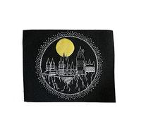 Mono-Quick Harry Potter Hogwarts Schule Aufnäher zum Aufbügeln 5,9 x 7,5 cm Bügelbild für Erwachsene Kinder mit Kult Magie Original Vintage, Bügelpatch Patches Bügelflicken Geschenk