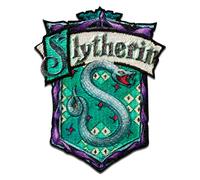 Mono-Quick Harry Potter Slytherin Wappen Aufnäher zum Aufbügeln 7,9 x 6,3 cm Bügelbild für Erwachsene Kinder mit Zauberer Magie Hogwarts Fan, Bügelpatch Patches Bügelflicken Geschenk