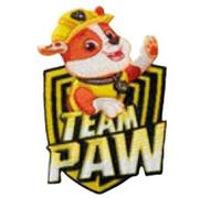 Mono Quick Paw Patrol Applikationen, Bügelbild, Patch, Aufnäher, Chase Skye Marshall Rocky Team (18154 - Rocky Team)