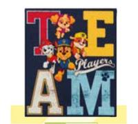 Mono Quick Paw Patrol Applikationen, Bügelbild, Patch, Aufnäher, Chase Skye Marshall Rocky Team (18155 - Team Players)
