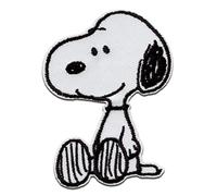 Mono Quick Peanuts © Snoopy - Aufnäher, Bügelbild, Aufbügler, Applikationen, Patches, Flicken, zum aufbügeln, Größe: 7,6 x 5,7 cm