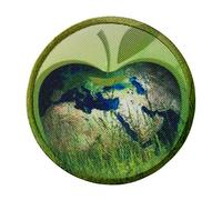 Mono Quick RECYCLPATCH Applikationen, Bügelbild, Iron on Patch, aus recycelten PET Flaschen - THINK GREEN (16003 - Apfel)