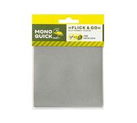 Mono-Quick Reflex Gewebe, Polyester, Silber, 10x20 cm