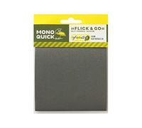Mono-Quick Reflex Stoff, Polyester, Silber, 10x20 cm