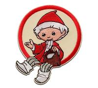 Mono-Quick Sandmännchen © - Aufnäher, Bügelbild, Aufbügler, Applikationen, Patches, Flicken, zum aufbügeln, Größe: 8,9 x 7,2 cm