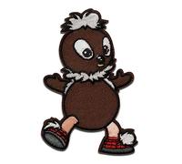 Mono-Quick Sandmännchen © Pittiplatsch - Aufnäher, Bügelbild, Aufbügler, Applikationen, Patches, Flicken, zum aufbügeln, Größe: 8,6 x 5,9 cm