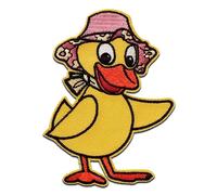 Mono-Quick Sandmännchen Schnatterinchen - Aufnäher, Bügelbild, Aufbügler, Applikationen, Patches, Flicken, zum aufbügeln, Größe: 9 x 6,8 cm