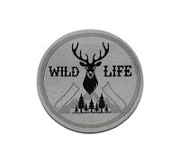 Mono-Quick Wild Life Etikett - Aufnäher, Bügelbild, Aufbügler, Applikationen, Patches, Flicken, zum aufbügeln, Größe: 0 x 0 cm