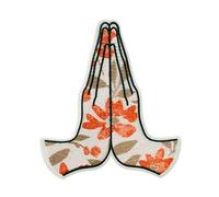 Mono Quick Yoga-HÄNDE - Recycl Patch Aufnäher Aufbügler Applikation Iron-On Patch