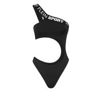 Monokini PLEIN SPORT "Tiger", Damen, Gr. S, schwarz (02, schwarz), Obermaterial: 72% Polyamid, 28% Elasthan. Futter: 85% Polyester, 15% Elasthan, Badeanzüge (91969428-S) 02, schwarz