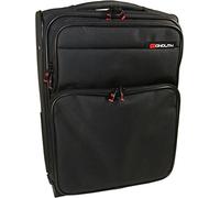 Monolith 1329 - Laptopkoffer-Trolley 15", Reißverschluss-Schloss, schwarz, gepolsterte Laptophülle