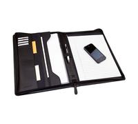 Konferenzmappe - 250x340 mm schwarz, Monolith, 25x34x2.5 cm