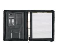 Konferenzmappe - 275x345 mm schwarz, Monolith, 27.5x34.5x2.5 cm