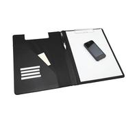 Monolith Schreibmappe mit Klemmbrett schwarz, 24x32x2 cm