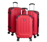 Monopol Reisekoffer und Kofferset 3tlg Hartschale Catlina rot (Kofferset 3-teilig)