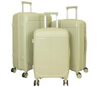 Monopol Reisekoffer und Kofferset 3tlg Hartschale (PP) Antigua beige (Kofferset 3-teilig)