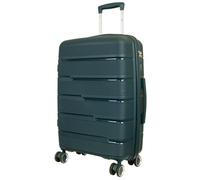 Monopol Reisekoffer und Kofferset 3tlg Hartschale (PP) Aruba Trolley dunkelgrün (Koffer - Größe M)