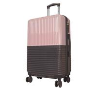 Monopol Reisekoffer und Kofferset 3tlg Hartschale Riga Trolley pink-grau (Koffer - Größe M)
