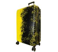 Monopol Reisekoffer und Kofferset 3tlg Hartschale Sierra Trolley (gelb-schwarz, Reisekoffer - Größe L)