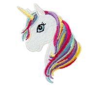 MonoQuick 12101 Einhorn Kopf Applikation, Unicorn, Flicken, Aufbügeln, Aufnähen, Aufkleben