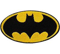 Monoquick Kids and Hits aufbügelbar Batman Logo farbig 1 St gelb schwarz