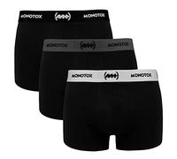 MONOTOX Herren Basics Baumwolle Unterhosen Retroshorts Boxershorts Brief 3er-Pack Männlich Atmungsaktive