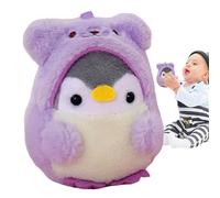 Monozoz Plüsch-Schlüsselanhänger, Plüsch-Anhänger | niedlicher Cartoon-Schlüsselanhänger, runder Anhänger für Taschen, Autoschlüssel, Mobiltelefone, violett, Se référer au descriptif