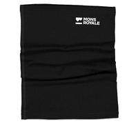 Mons Royale Daily Dose Neckwarmer Schwarz - Merino Funktioneller vielseitiger Merino Schlauchschal, Größe One Size - Far