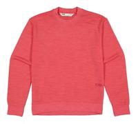 Mons Royale Damen Horizon Merino Crew Longsleeve (Größe L, orange)
