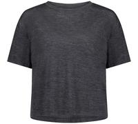 Mons Royale Damen Zephyr Merino Tencel Boxy T-Shirt (Größe XL, grau)