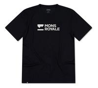 Mons Royale Herren Icon Merino T-Shirt (Größe M, schwarz)