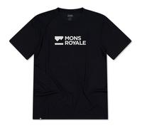 Mons Royale Herren Icon Merino T-Shirt (Größe M, schwarz)