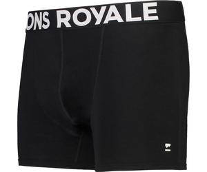Mons Royale Mens Hold 'em Shorty Merino Boxer black (1) L