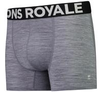 Mons Royale Mens Hold 'em Shorty Merino Boxer grey heather (710) L