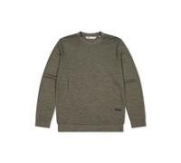 Mons Royale Mens Horizon Merino Crew dark olive (299) XL