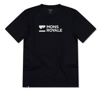 Mons Royale Mens Icon Merino Tee-shirt black (1) M