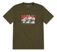 Mons Royale Mens Icon Merino Tee-shirt dark olive (299) M