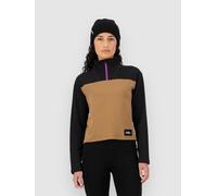 Mons Royale Offgrid Merino Fleece Pullover black / toffee Damen Gr. M