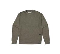 Mons Royale Womens Horizon Merino Crew dark olive (299) S