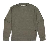 Mons Royale - Women's Horizon Merino Crew - Merinopullover, Gr. S, grau (DarkOlive)