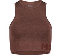 Mons Royale Womens Solace Merino Seamless Tank henna (994) S