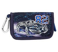 Monster Cars 6539 - Portemonnaie mit Karabiner, blau