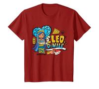 Monster High - Cleo De Nile T-Shirt, Kind, Unisex, Kurzarm, Schwarz, Größe 80, Klassisch, Cartoon, T-Shirt